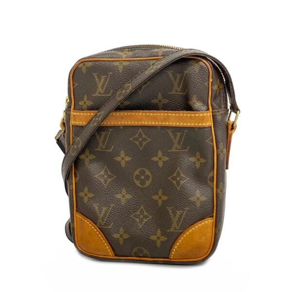 1240001049278 1 Louis Vuitton Monogram Danub Shoulder Bag Brown