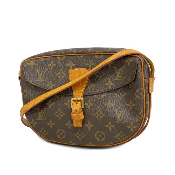 1240001049280 1 Louis Vuitton Monogram Genefeuille MM Shoulder Bag Brown