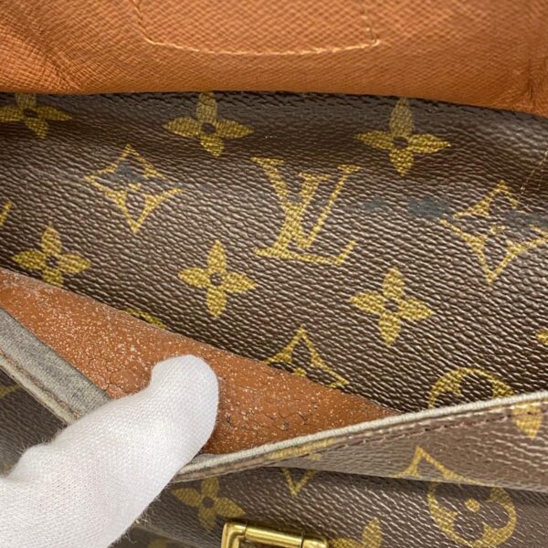 1240001049280 12 Louis Vuitton Monogram Genefeuille MM Shoulder Bag Brown