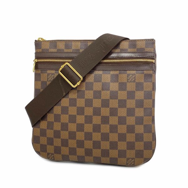 1240001049281 1 Louis Vuitton Pochette Bossfort Damier Shoulder Bag Ebene