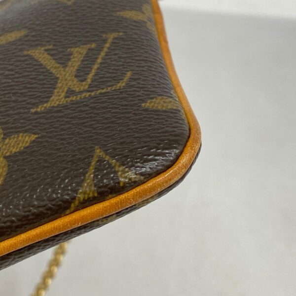 1240001049289 9 Louis Vuitton Monogram Pochette Mila MM Pouch Brown