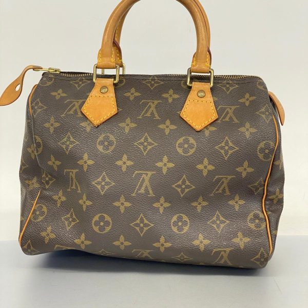 1240001049304 10 Louis Vuitton Speedy 25 Monogram Handbag Brown