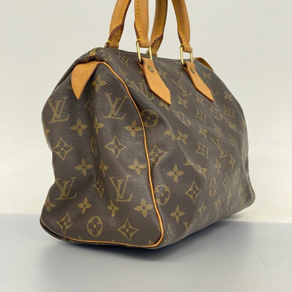 1240001049304 2 Louis Vuitton Speedy 25 Monogram Handbag Brown