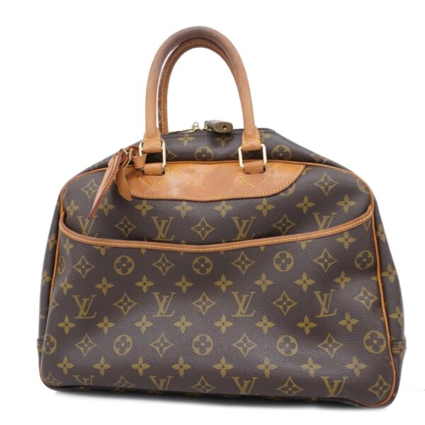 1240001049306 1 Louis Vuitton Monogram Deauville Handbag Brown