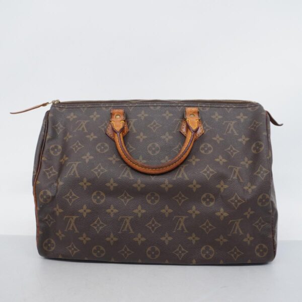 1240001049308 15 Louis Vuitton Monogram Speedy Handbag Brown