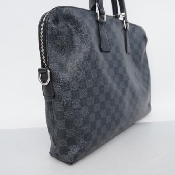 1240001049309 2 Louis Vuitton Damier Graphite Porte de 2way Bag Black