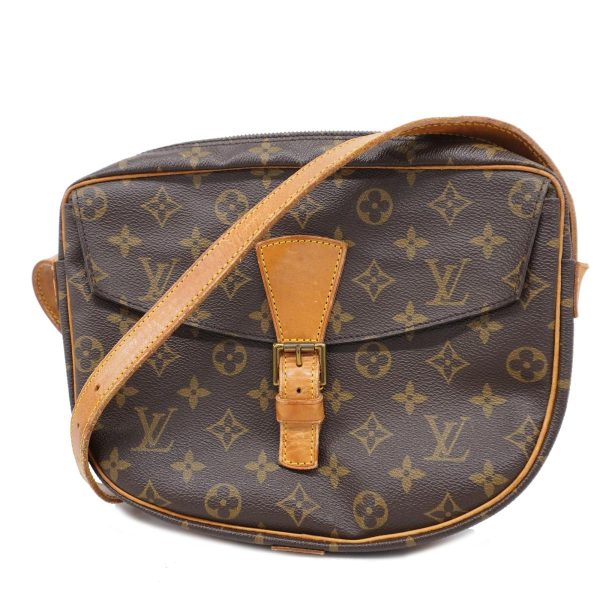 1240001049310 1 Louis Vuitton Genefeuille Mm Monogram Shoulder Bag Brown