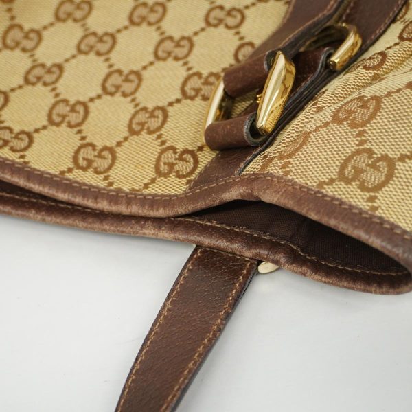 1240001049321 14 Gucci Gg Tote Bag Brown Champagne