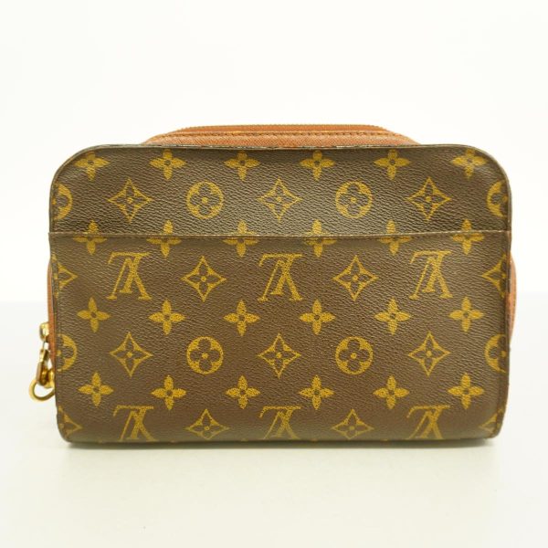 1240001049344 15 Louis Vuitton Orsay Monogram Clutch Bag Brown