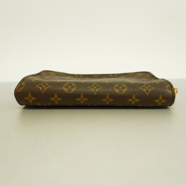 1240001049344 3 Louis Vuitton Orsay Monogram Clutch Bag Brown