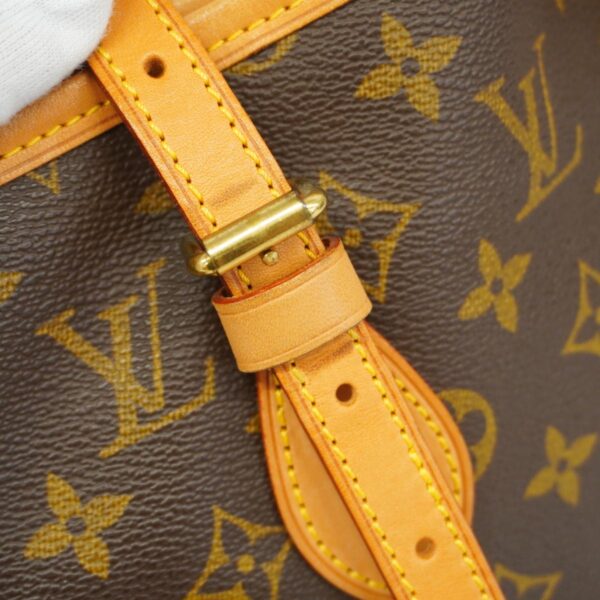 1240001049380 10 Louis Vuitton Monogram Bucket PM Tote Bag Brown