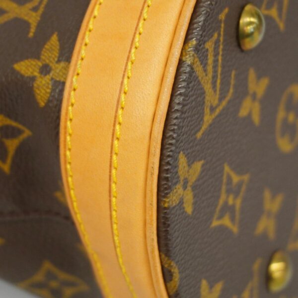 1240001049380 11 Louis Vuitton Monogram Bucket PM Tote Bag Brown