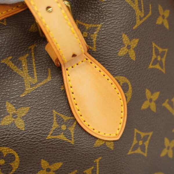 1240001049380 12 Louis Vuitton Monogram Bucket PM Tote Bag Brown