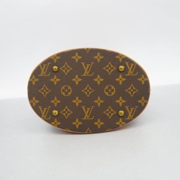 1240001049380 3 Louis Vuitton Monogram Bucket PM Tote Bag Brown