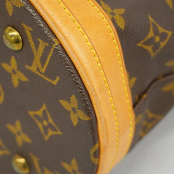 1240001049380 7 Louis Vuitton Monogram Bucket PM Tote Bag Brown