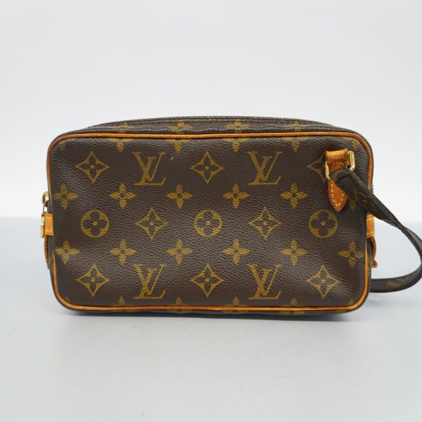 1240001049382 14 Louis Vuitton Pochette Marly Bandouliere Monogram Shoulder Bag Brown