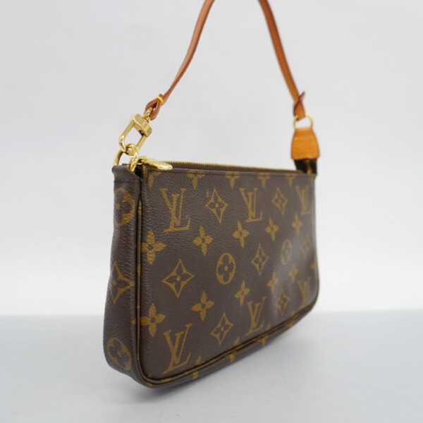 1240001049389 2 Louis Vuitton Monogram Pochette Accessory Pouch Brown