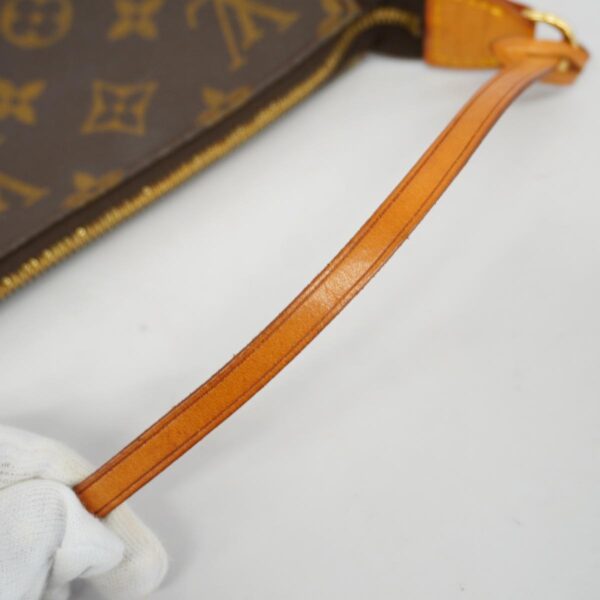 1240001049389 6 Louis Vuitton Monogram Pochette Accessory Pouch Brown