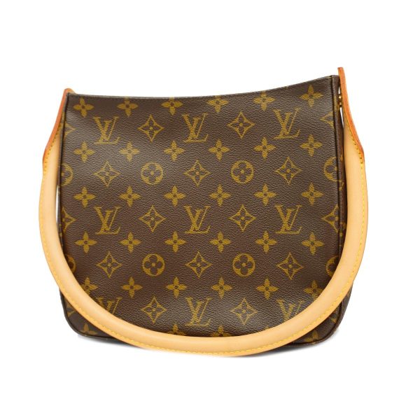 1240001049391 1 Louis Vuitton Looping Mm Monogram Shoulder Bag Brown