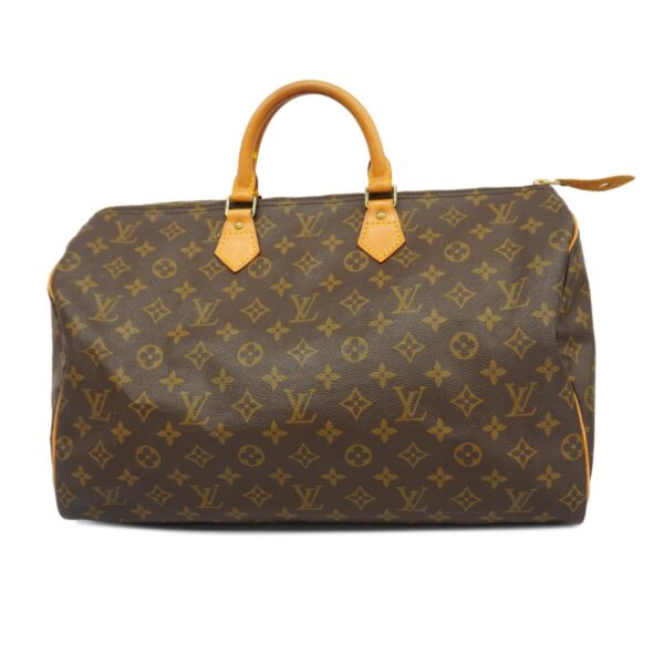 1240001049394 1 Louis Vuitton Monogram Speedy Handbag Brown