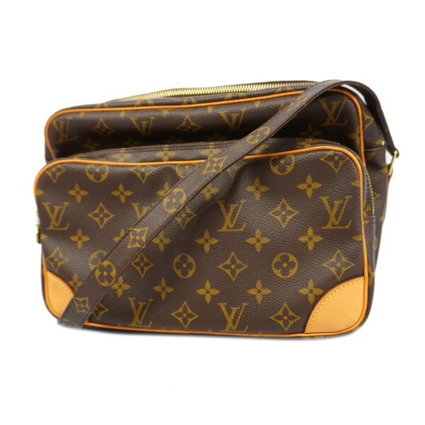 1240001049398 1 Louis Vuitton Monogram Nile Shoulder Bag Brown