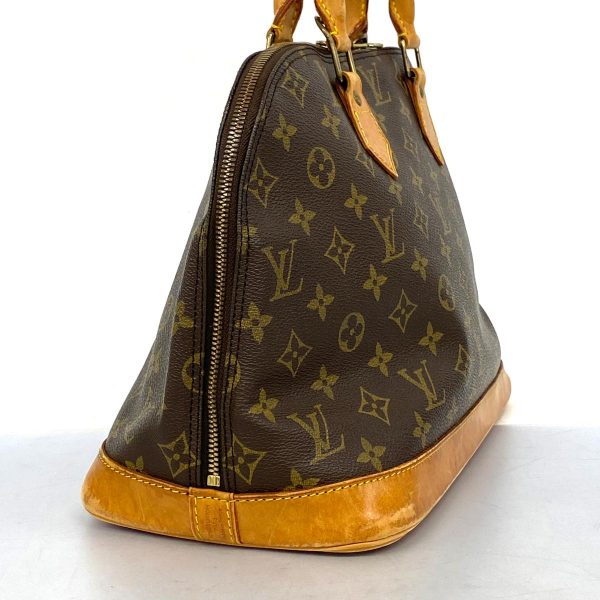 1240001049409 2 Louis Vuitton Alma Monogram Handbag Brown