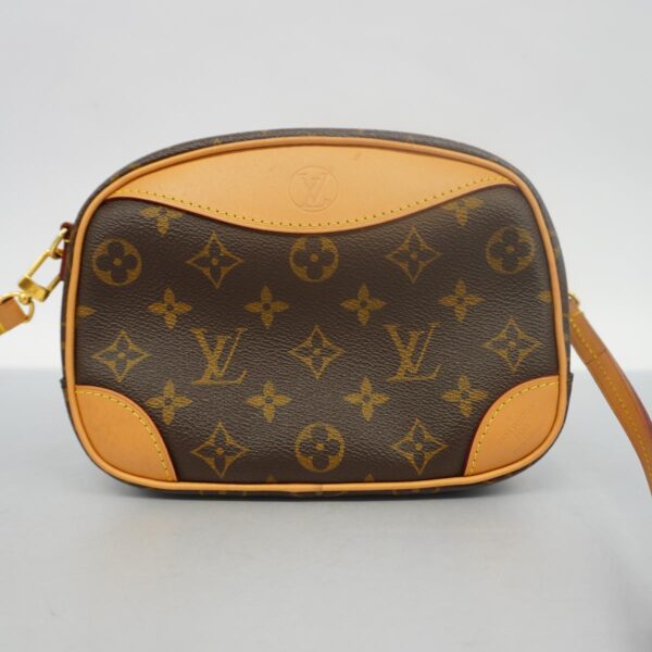 1240001049415 14 Louis Vuitton Monogram Deauville MINI Shoulder Bag Brown