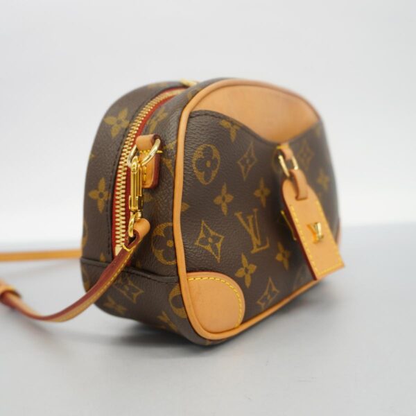 1240001049415 2 Louis Vuitton Monogram Deauville MINI Shoulder Bag Brown