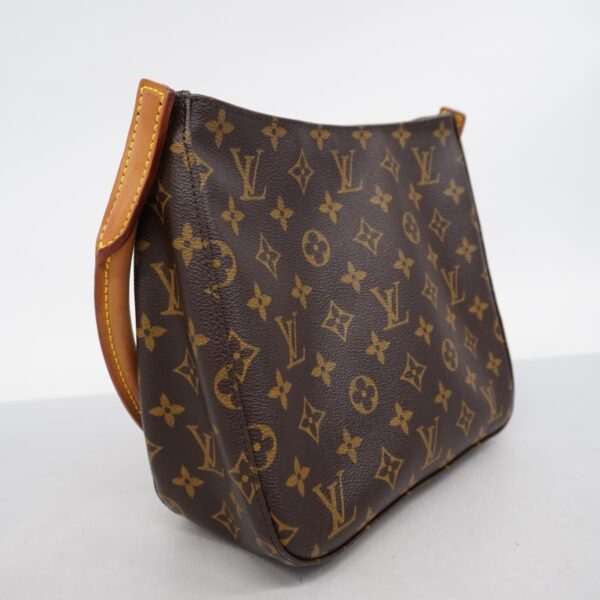 1240001049419 2 1 Louis Vuitton Monogram Looping MM Shoulder Bag Brown