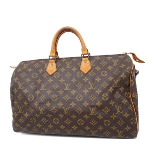 1240001049425 1 Louis Vuitton Keepall 45 Monogram Bag Brown