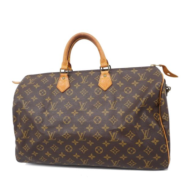 1240001049425 1 Louis Vuitton Speedy 40 Monogram Handbag Brown