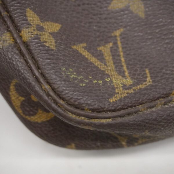 1240001049474 10 Louis Vuitton Monogram Pochette Accessoire Pouch Brown