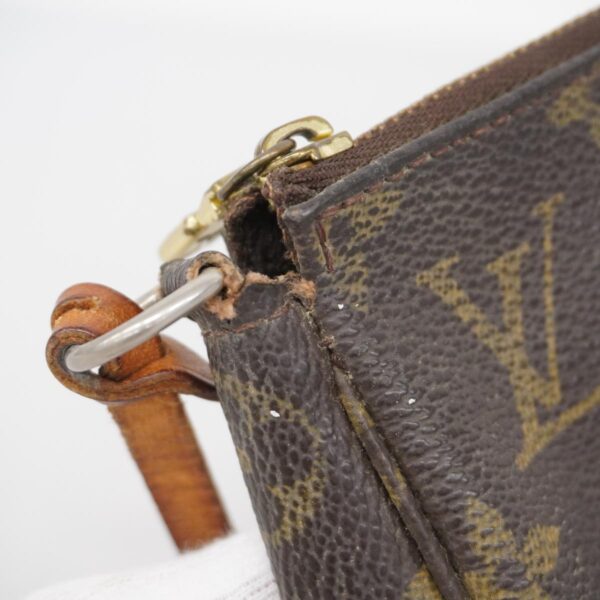 1240001049474 12 Louis Vuitton Monogram Pochette Accessoire Pouch Brown