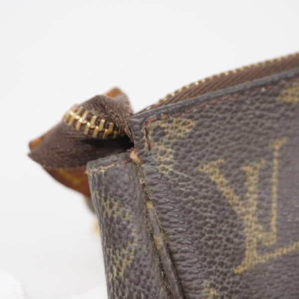 1240001049474 13 Louis Vuitton Monogram Pochette Accessoire Pouch Brown