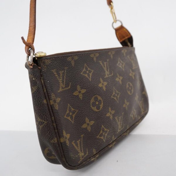 1240001049474 2 Louis Vuitton Monogram Pochette Accessoire Pouch Brown