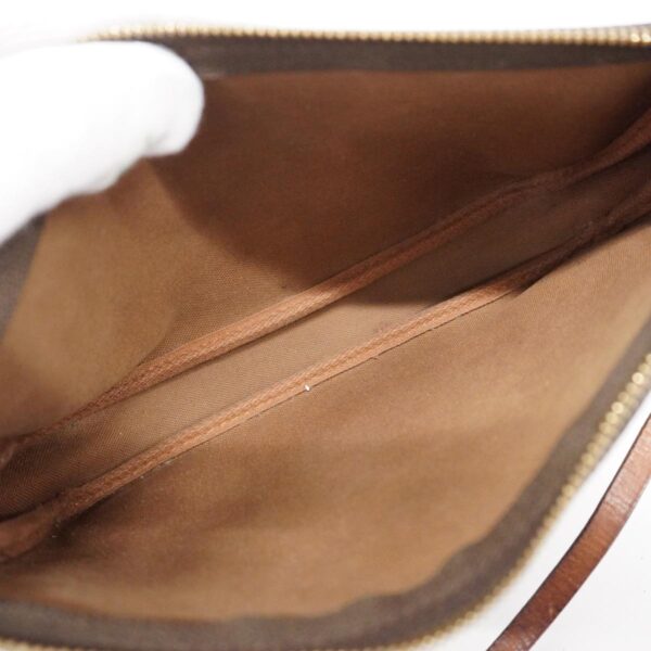 1240001049474 4 Louis Vuitton Monogram Pochette Accessoire Pouch Brown