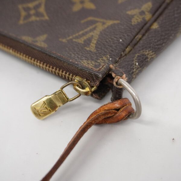 1240001049474 7 Louis Vuitton Monogram Pochette Accessoire Pouch Brown