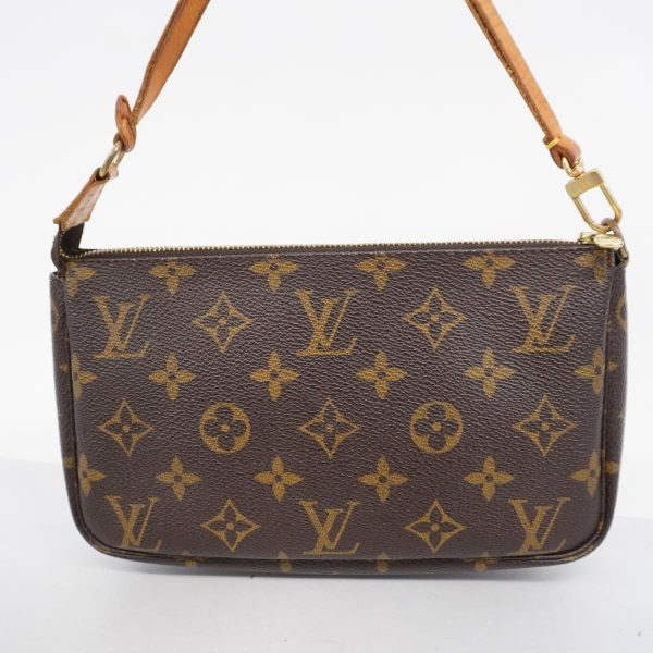 1240001049476 12 Louis Vuitton Pochette Accessory Monogram Pouch Brown