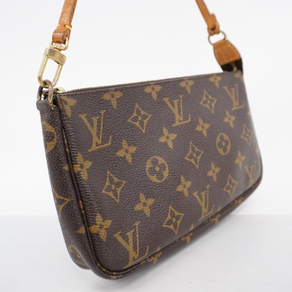 1240001049476 2 Louis Vuitton Pochette Accessory Monogram Pouch Brown