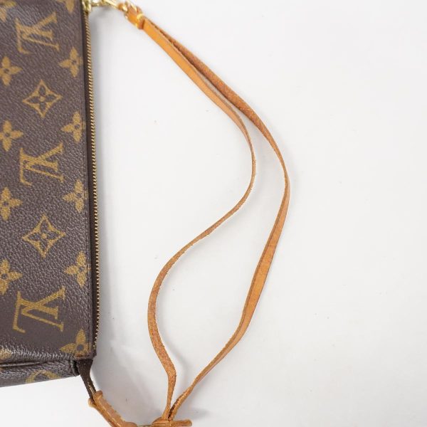 1240001049476 6 Louis Vuitton Pochette Accessory Monogram Pouch Brown