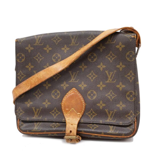 1240001049478 1 Louis Vuitton Monogram Cartesier GM Shoulder Bag Brown