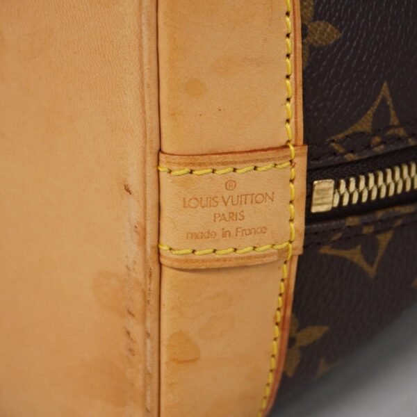 1240001049482 5 Louis Vuitton Monogram Alma Handbag Brown