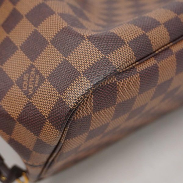 1240001049506 7 Louis Vuitton Neverfull Mm Damier Tote Bag Ebene Threeze