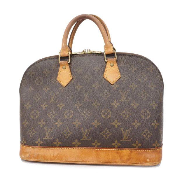 1240001049508 1 Louis Vuitton Alma Monogram Handbag Brown