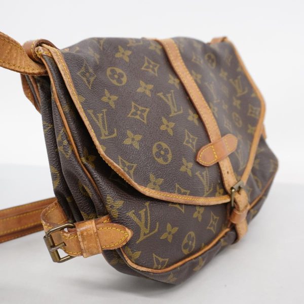 1240001049516 2 Louis Vuitton Saumur 30 Monogram Shoulder Bag Brown