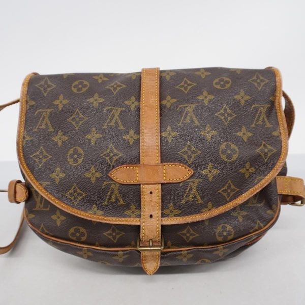 1240001049516 20 Louis Vuitton Saumur 30 Monogram Shoulder Bag Brown