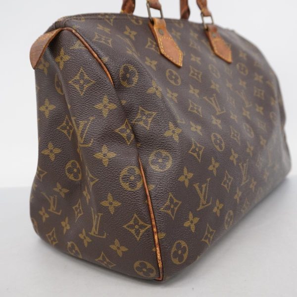 1240001049519 2 Louis Vuitton Speedy 35 Monogram Handbag Brown