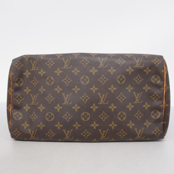 1240001049519 3 Louis Vuitton Speedy 35 Monogram Handbag Brown