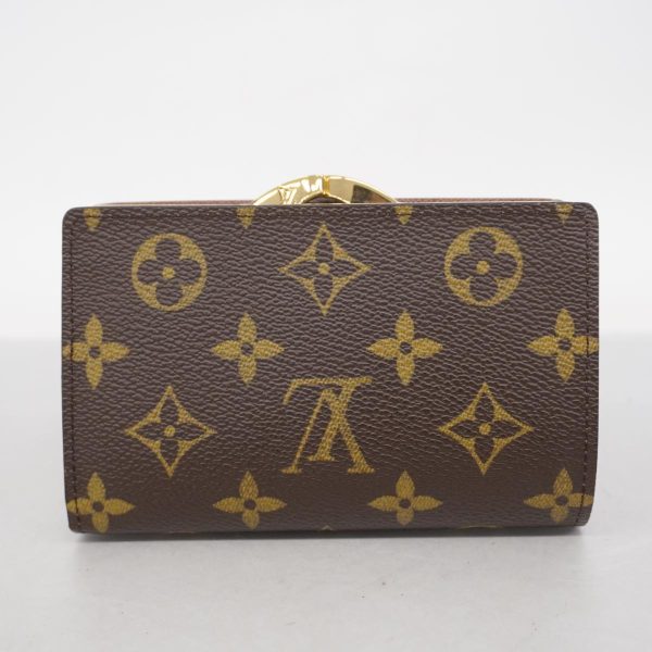 1240001049521 9 Louis Vuitton Portomone Viennese Monogram Wallet Brown