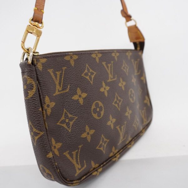 1240001049548 2 Louis Vuitton Monogram Pochette Accessoire Pouch Brown